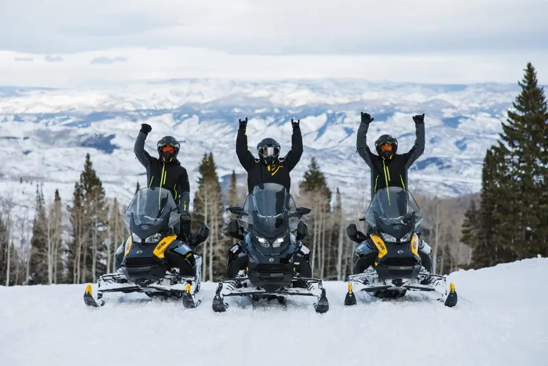 Snowmobiling at Thunderstruck Adventures near Steamboat Springs